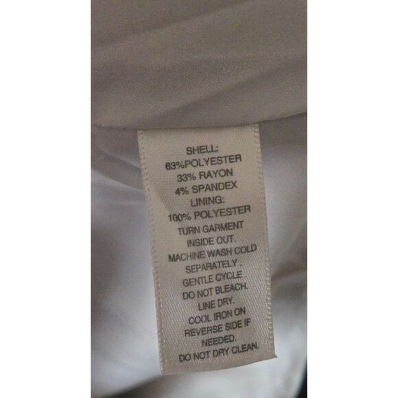 White House Black Market Floral Pencil Skirt Fully Lined multicolor Size 4 - Picture 6 of 6